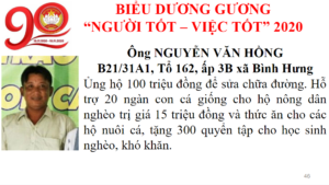 Ông NGUYỄN VĂN HỒNG